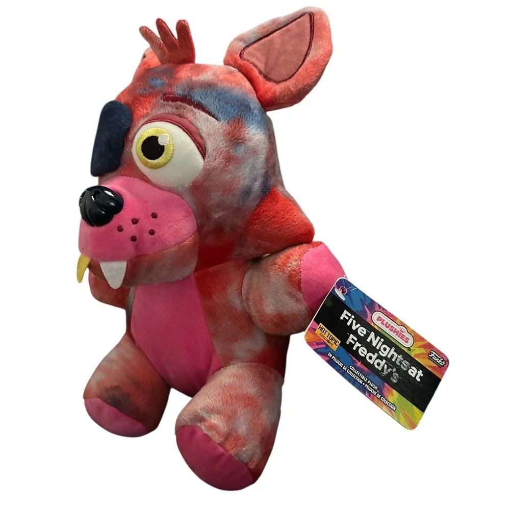 FUNKO Five Nights At Freddys Tie-Dye Foxy FNAF Plush Lot Of‎ 2